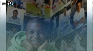 كيليان مبابي يعيد أمجاد كريستيانو رونالدو في ريال مدريد بصورة على الحائط